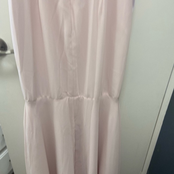 Azazie Size A4 Blush Pink long Sleeveless Gown $190 - Picture 6 of 16